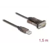 Adapteris USB 2.0 Type-A į Serial RS-232 D-Sub 9 kontaktų kištukas DeLOCK 62646
