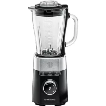 Stovimas blenderis Rommelsbacher MX 1260 – 1200 W, 1,5 l, juodas/nerūdijantis plienas