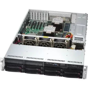 Supermicro SYS-621P-TRT Server-Barebone Intel C741 LGA 4677 (Socket E) Rack (2U) Sidabrinis