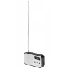 Nešiojamas skaitmeninis radijas Adler AD 1907 – AM/FM, skaitmeninis derintuvas, žadintuvas, USB-C, 600 mAh baterija, LCD, 20 stočių atmintis, teleskopinė antena