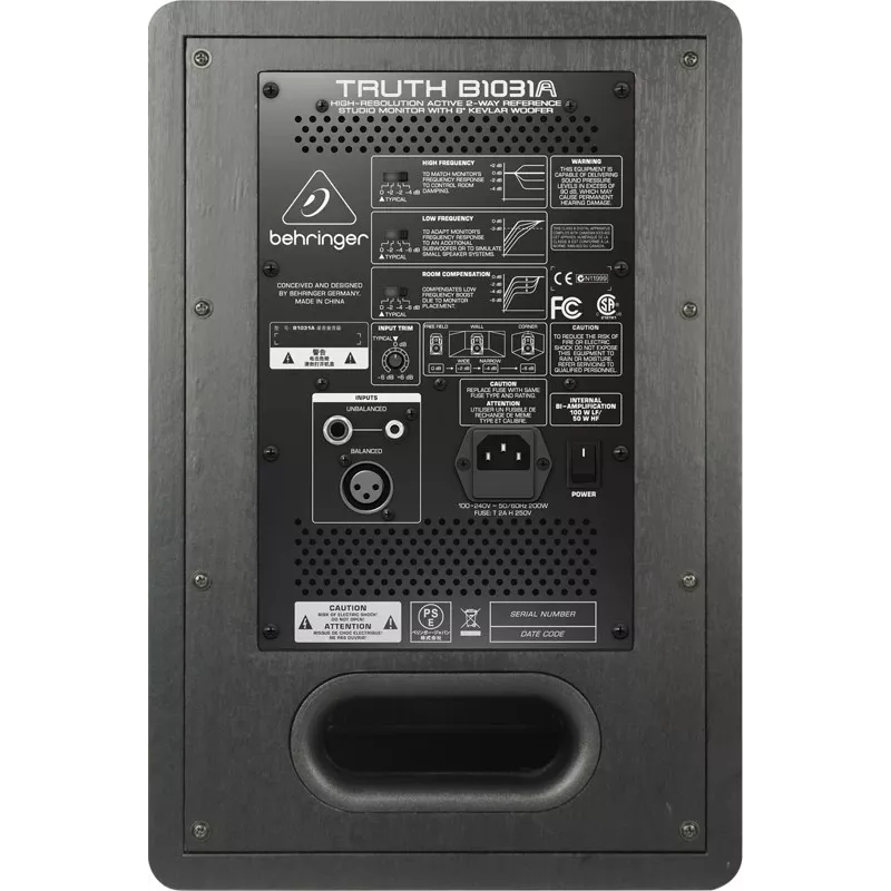 Behringer Truth B1031A 2 krypčių sidabrinis, geltonas laidinis 100 W