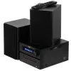 Mini Hi-Fi stereo sistema Adler AD 1917 – Bluetooth 5.3, CD/USB/MP3, 2×25 W RMS, FM imtuvas, 4 juostų ekvalaizeris, AUX, juoda