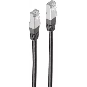 Tinklo kabelis ShiverPeaks BS75712-HS juodas 2 m Cat6 S/FTP