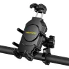 Pasyvus laikiklis UleFone Armor Mount Pro mobiliesiems telefonams – laikiklis dviračiui ir paspirtukui, juodas