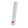 Maitinimo laidas Lestar LX610 1.5 m 6GN pilkas – Lestar laidas su 6 įžeminimo mazgais