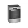 Bosch HLS79Y351U Series 6 laisvai pastatoma viryklė, indukcinė kaitlentė, elektrinė orkaitė, nerūdijantis plienas, 60 cm