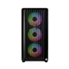 Montech X5M (B) juodas Micro Tower kompiuterio korpusas – Micro-ATX/Mini-ITX, 3x120mm priekyje, 1x120mm gale, palaiko ATX maitinimo šaltinį, 2x3,5 colio + 4x2,5 colio diskų vietos