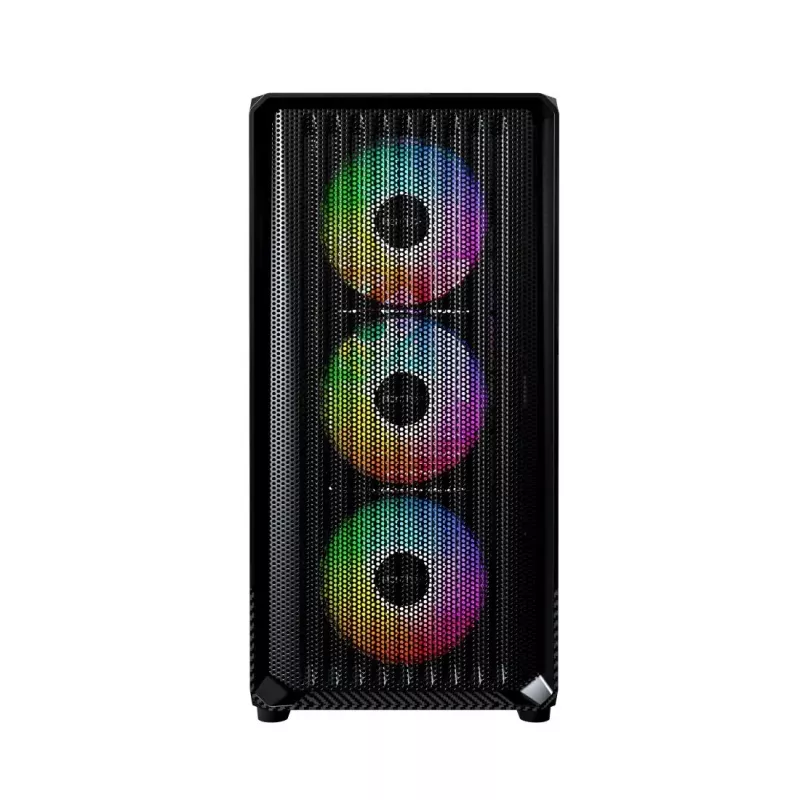 Montech X5M (B) juodas Micro Tower kompiuterio korpusas – Micro-ATX/Mini-ITX, 3x120mm priekyje, 1x120mm gale, palaiko ATX maitinimo šaltinį, 2x3,5 colio + 4x2,5 colio diskų vietos
