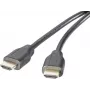 SpeaKa Professional HDMI jungiamasis laidas 1,50 m, garso grįžtamasis kanalas, auksuotos kištukų kontaktinės detalės, juodos spalvos [1x HDMI kištukas - 1x HDMI kištukas] (SP-9001756)