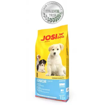 JOSERA JosiDog Junior sausas ėdalas šuniukams, 15 kg, su višta