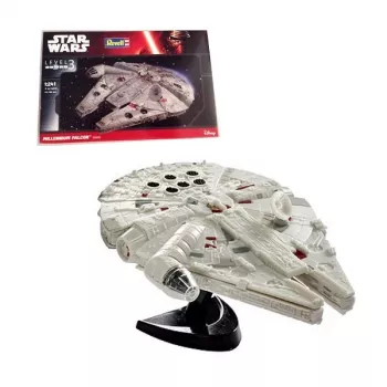 Revell 03600 Star Wars Millennium Falcon (Han Solo) 1:241 plastikinis modelis – nesurinktas, nedažytas, be klijų, dažų ir teptuko