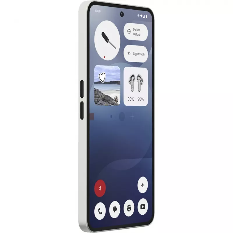 Nothing Phone (3a) 17.2 cm (6.77 inch) Dual SIM Android 15 5G USB Type-C 12 GB 256 GB 5000 mAh Baltas