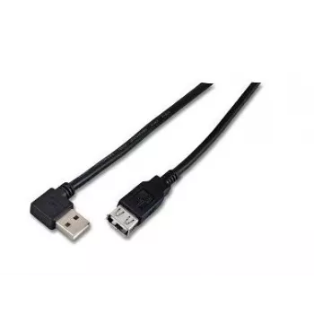 Microconnect USBAAF2ABLACK USB prailginimo kabelis USB 2.0 1.8 m USB A juodas