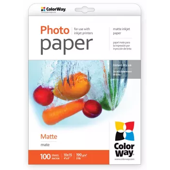 ColorWay - fotopopierius - matinis - 100 lapų