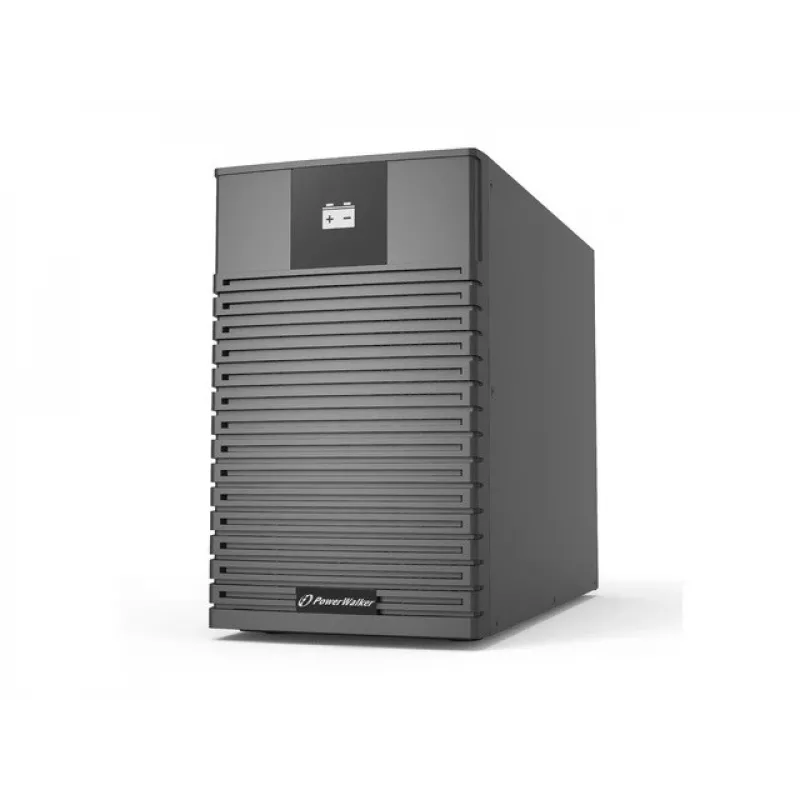 UPS baterijų spintelė PowerWalker BP I72T-12x9Ah Tower Black — 12 lizdų, 9 Ah baterijos, ratukai, 318×192×428 mm