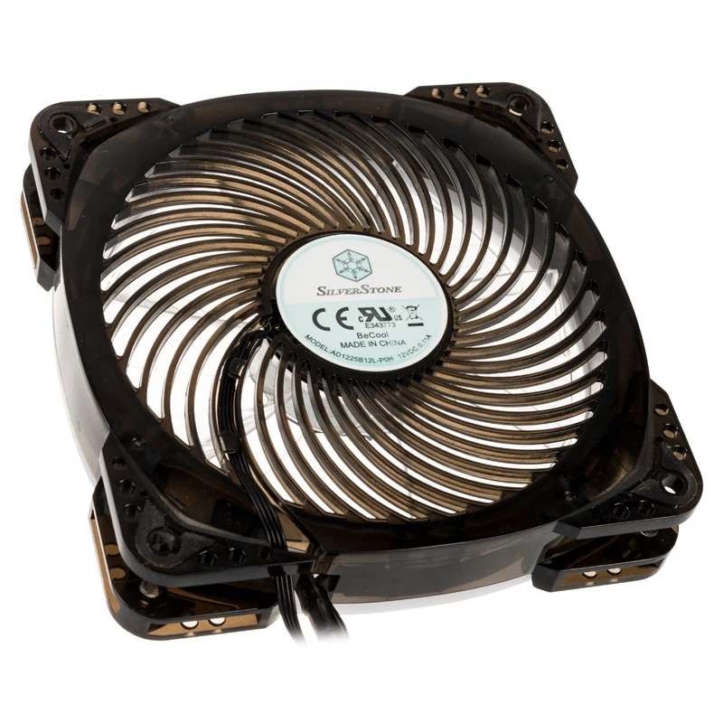 SilverStone SST-AP124-ARGB 120mm ARGB korpuso ventiliatorius – juodas