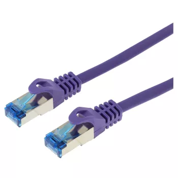 LOGON TCR55SS100V Cat5e F/UTP (FTP) violetinis 10 m RJ-45–RJ-45 tinklo kabelis