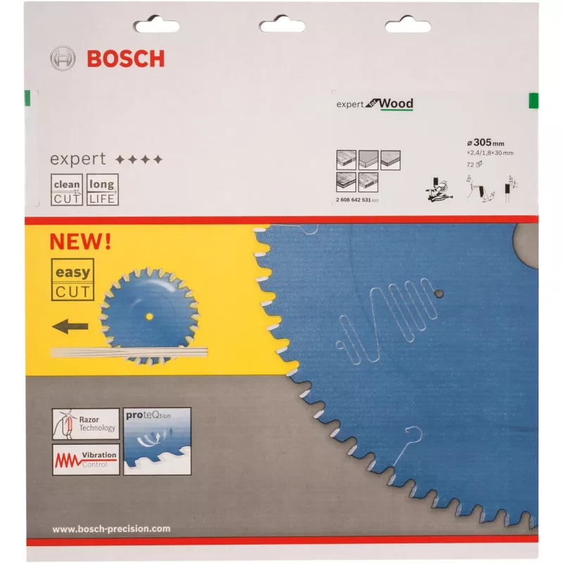 Pjūklo diskas medienai Bosch 2 608 642 531 30,5 cm 1 vnt.
