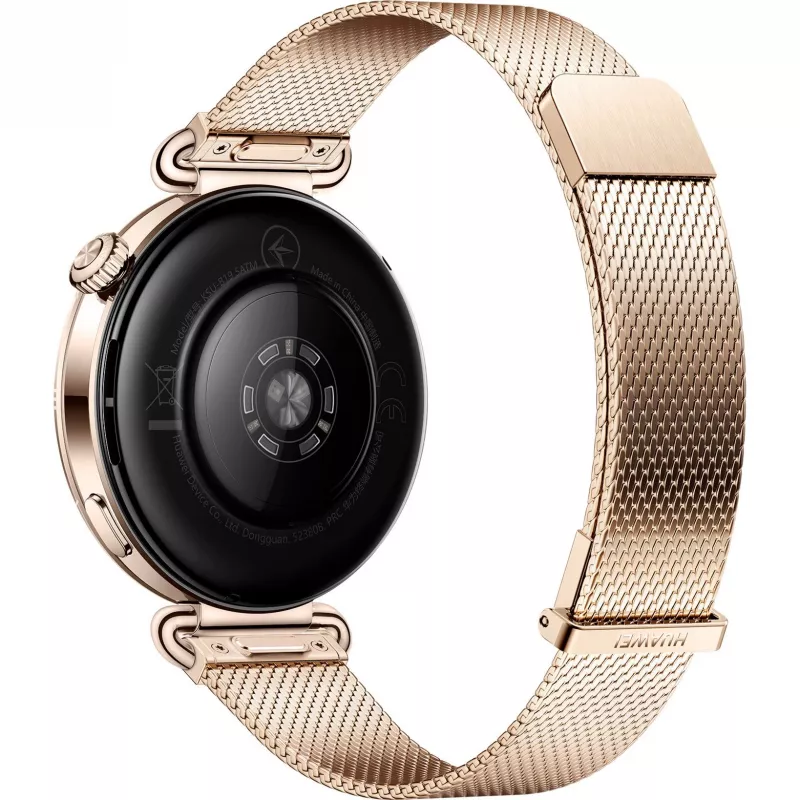 Išmanusis laikrodis HUAWEI WATCH GT6 1,32 col. AMOLED, 41 mm, nerūdijantis plienas, auksinis, Milano apyrankė, IP69, 14 dienų baterija