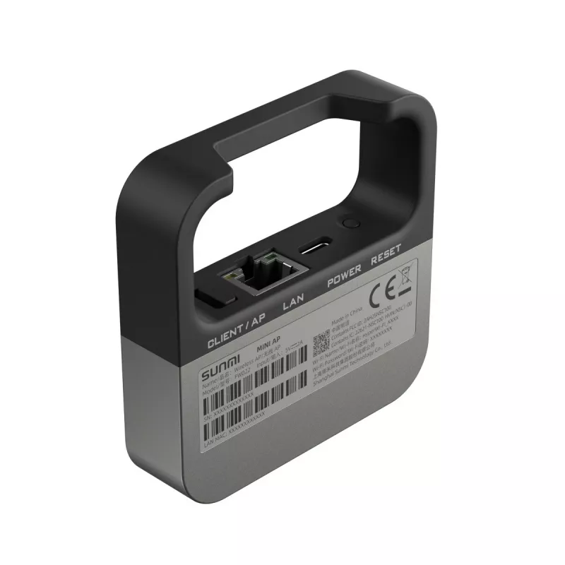 SUNMI Mini AP – belaidžio tinklo prieigos taškas, Wi‑Fi 802.11ah, WPA3, USB‑C