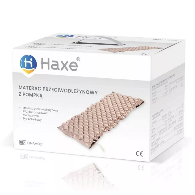 Čiužinys nuo pragulų Haxe FU-AM0001 viengungis PVC, įprastas 2000×900×70 mm, 130 kamerų, elektrinis siurblys