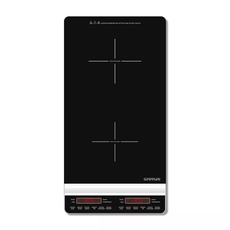 G3 Ferrari Dinamiko Deep Black stalviršinė indukcinė kaitlentė 29.5 cm 2 zonos