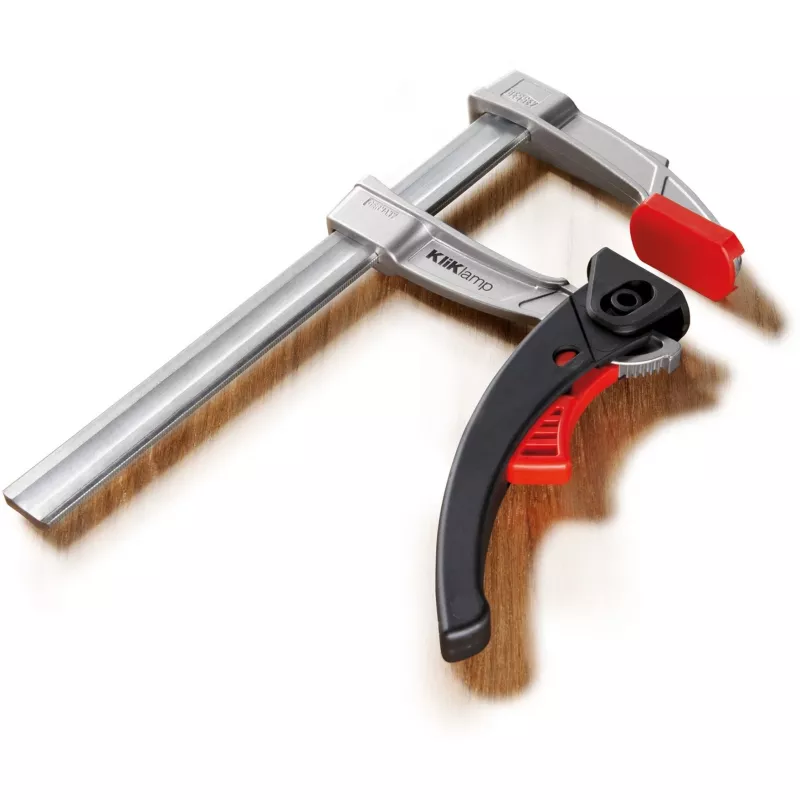 BESSEY KliKlamp strypinis spaustuvas 30 cm, nerūdijantis plienas, juoda, raudona