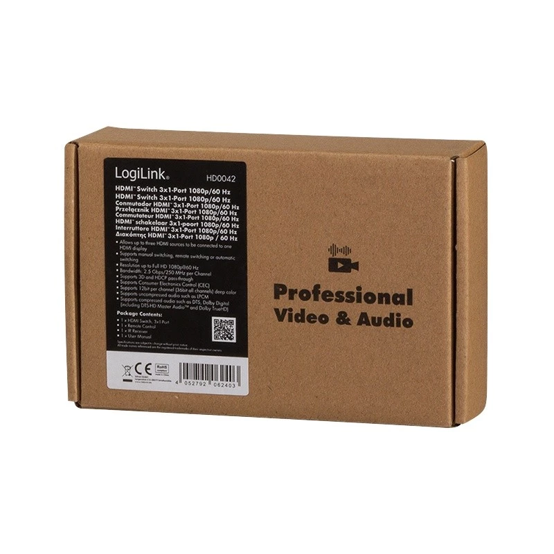 HDMI jungiklis LogiLink HD0042