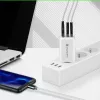 Įkroviklis everActive SQ-655Q 65W, 1×USB-A + 2×USB-C greitas įkrovimas