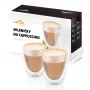 Cappuccino stiklinės Eta 240 ml skaidrus borosilikatinis stiklas