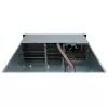 Inter-Tech 3U-30248 Rack juodas, nerūdijantis plienas