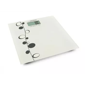 Svarstyklės Esperanza Zumba EBS005 – elektroninės, 180 kg, baltas stiklas