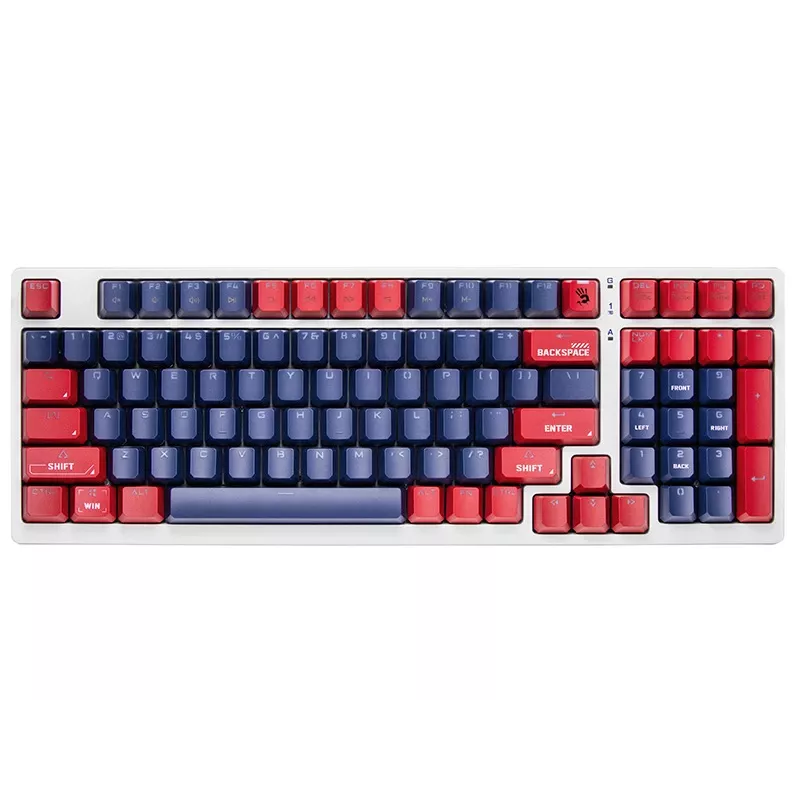 Žaidimų pelė A4Tech Bloody S98 USB Sports Navy su BLMS Red Plus jungikliais