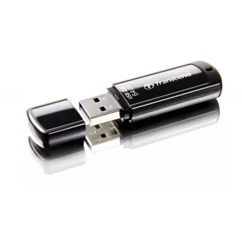 USB atmintukas Transcend JetFlash 350 64 GB, USB 2.0, juodas