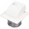 Digitus DN-93201 FTTH plokščias sieninis optinio pluošto lizdas SC/LC adapteriui 86x30x86 mm