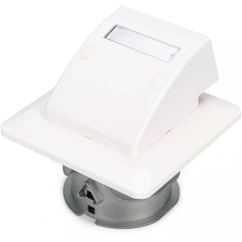 Digitus DN-93201 FTTH plokščias sieninis optinio pluošto lizdas SC/LC adapteriui 86x30x86 mm