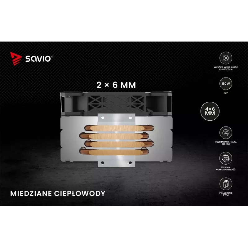 SAVIO VORTEX X2 procesoriaus aušintuvas