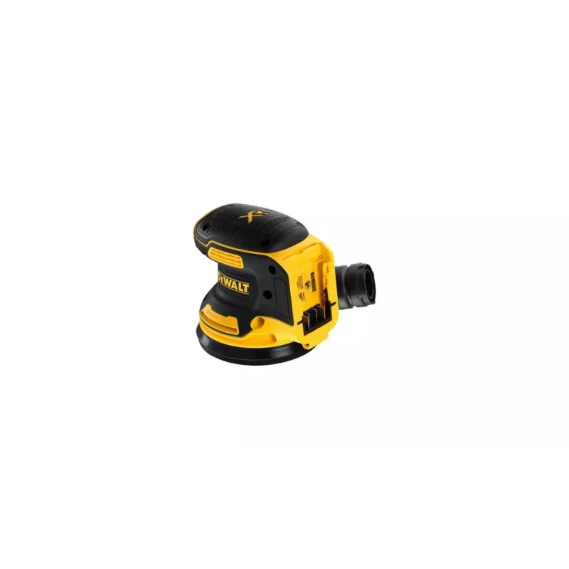 Šlifuoklis diskinis DeWALT DCW210N bešepetėlis 18 V, 125 mm pagrindas, 8000–12000 OPM, 930 g