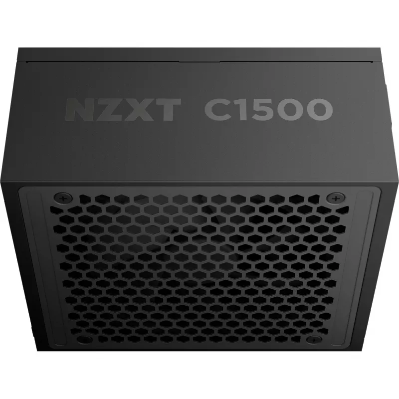 NZXT C1500 Platinum, juodas PC maitinimo blokas, 1x 16 kaiščių jungtis vaizdo plokštei, 6x PCIe, kabelių valdymas, 1500 W