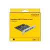 Delock PCI Express x1 kortelė su 4 išoriniais USB Type-A SuperSpeed lizdais