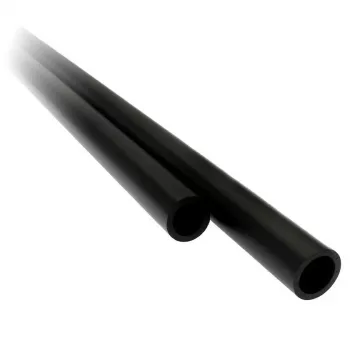 XSPC PETG standūs vamzdeliai 14/10 mm, 2x 500 mm, satino juodi