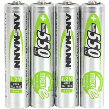 Baterijos Ansmann Blister 4 vnt. Accu AAA 550 mAh