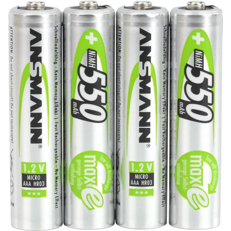 Baterijos Ansmann Blister 4 vnt. Accu AAA 550 mAh