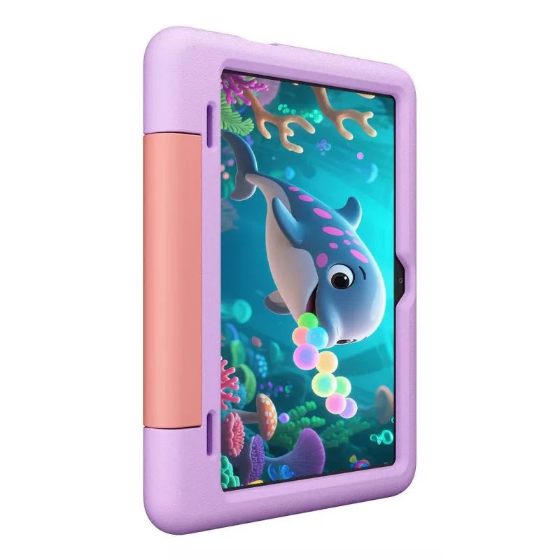 Planšetinis kompiuteris BLACKVIEW Tab 20 Kids 10.1 inch 4/64GB, apsauginis dėklas, violetinė