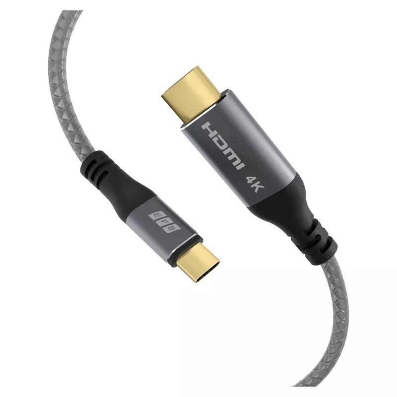 EFB Elektronik USB-C į HDMI laidas 4K30Hz pilkas – skaitmeninis duomenų laidas (USB-HDMI-00001)