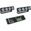 LED šviestuvų komplektas EUROLITE CBB-4 DMX valdiklis RGB, valdiklis RGB LED šviestuvams
