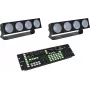 LED šviestuvų komplektas EUROLITE CBB-4 DMX valdiklis RGB, valdiklis RGB LED šviestuvams