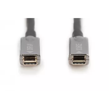 DIGITUS USB-C AOC AV jungiamasis laidas 10m 4K