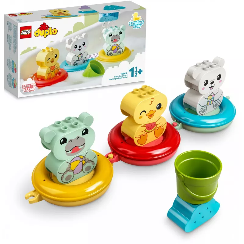 LEGO DUPLO 10965 VONIOS PRAMOGOS: PLOKŠČIAS GYVŪNŲ TRAUKINYS