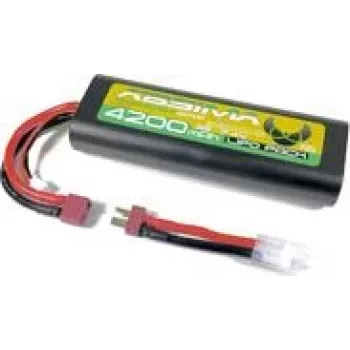 Absima modeliavimo akumuliatoriaus blokas LiPo 7.4 V 4500 mAh 25 C kietu korpusu T-Plug (4130015)